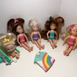 1990's Tyco Quints Twin Cousins, Baby, And Wagon #4